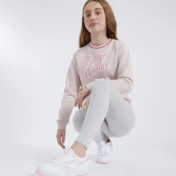 Hot Sæt med Sweatshirt og Leggings til Piger Jordbær Creme Sæt|Træningsdragter Og Sæt