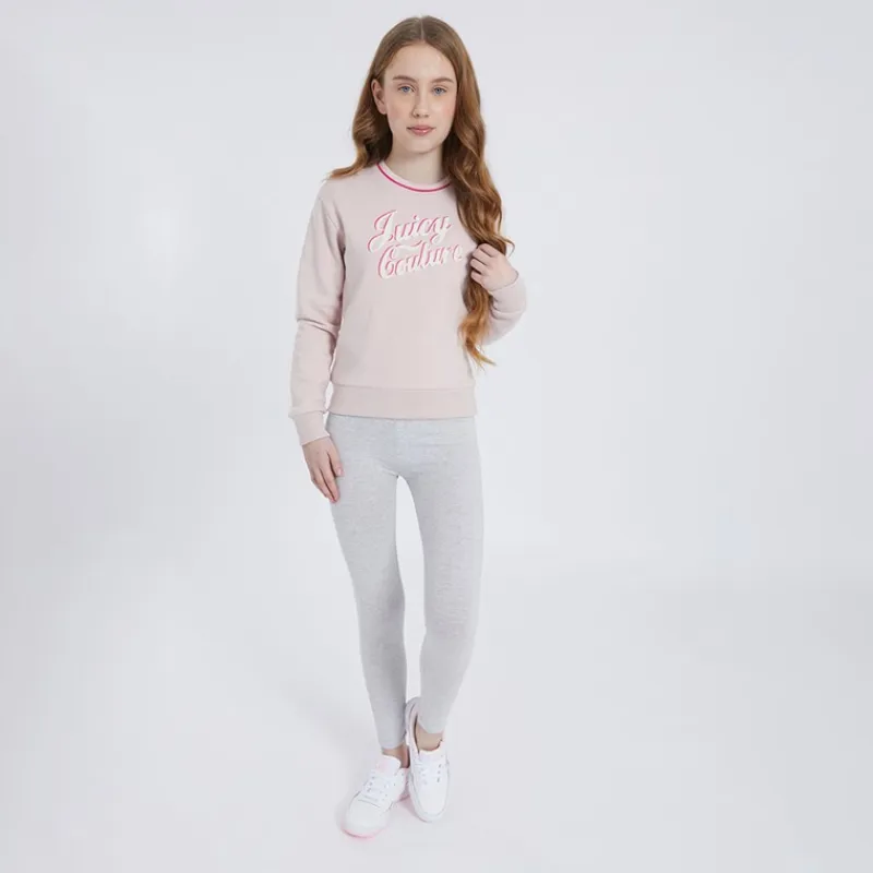 Hot Sæt med Sweatshirt og Leggings til Piger Jordbær Creme Sæt|Træningsdragter Og Sæt