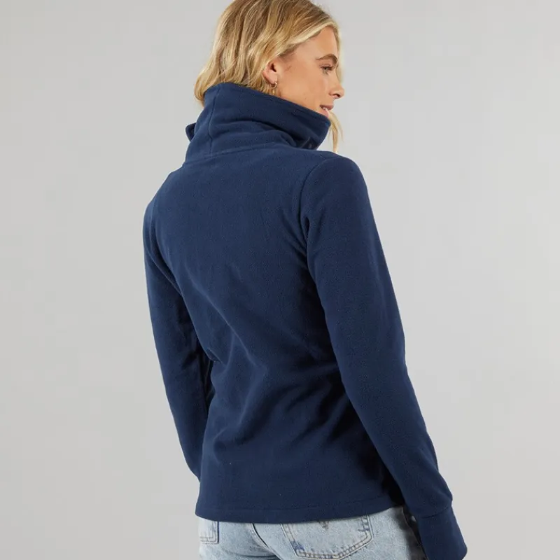 Best Træningsjakke i Microfleece med Hætte Blå til Kvinder Dame Jakker Og Frakker·Fleecetøj|Hættetrøjer Og Sweatshirts·Fleecetøj