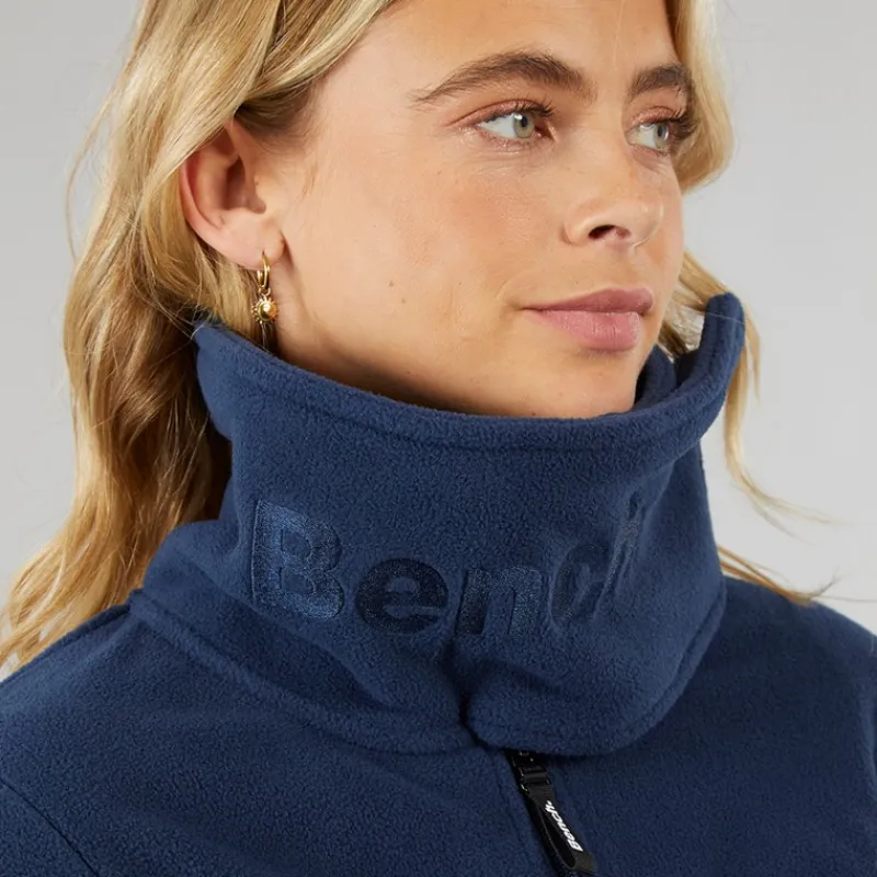 Best Træningsjakke i Microfleece med Hætte Blå til Kvinder Dame Jakker Og Frakker·Fleecetøj|Hættetrøjer Og Sweatshirts·Fleecetøj