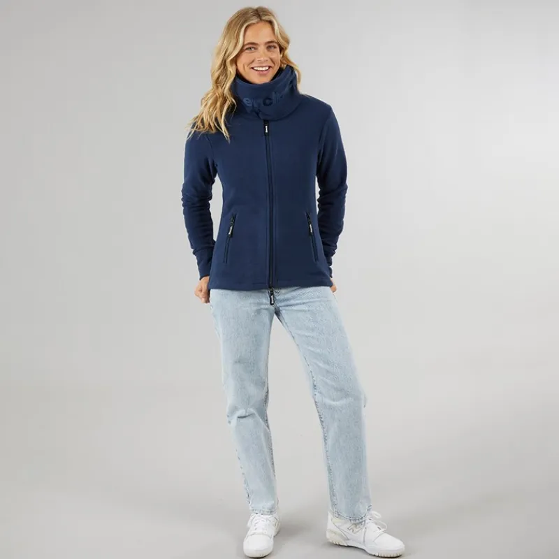 Best Træningsjakke i Microfleece med Hætte Blå til Kvinder Dame Jakker Og Frakker·Fleecetøj|Hættetrøjer Og Sweatshirts·Fleecetøj