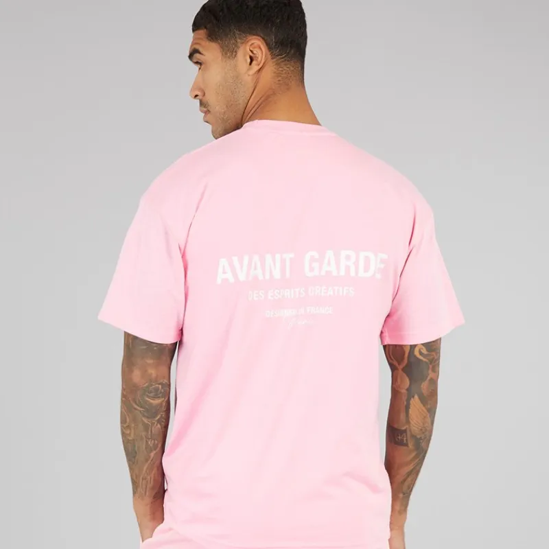 Discount T-shirt til Herre Bubblegum Pink T-Shirts, Poloer Og Skjorter·T-Shirts Og Undertrøjer
