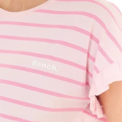 Outlet T-shirt Velmina Pink Stripe til kvinder Dame Overdele·T-Shirts|Overdele·Overdele